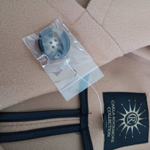 Carla Rockmore Collection REG The Muse Color Blocked Coat - Size Small a670442 - Picture 4 of 8